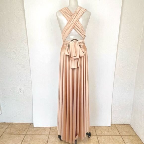 Twobirds NY Classic Ballgown Rosewood color one Size - Picture 8 of 14